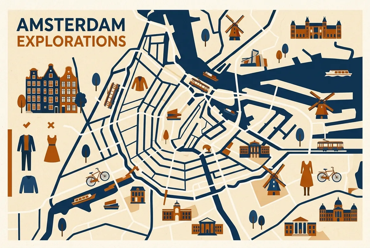 Enkel infografik der viser tilladt påklædning kontra forbudt påklædning efter vatikanets dresscode med generiske ikoner for dækkede skuldre og lange bukser samt krydsede symboler for shorts og ærmeløse toppe, ingen tal eller priser i billedet