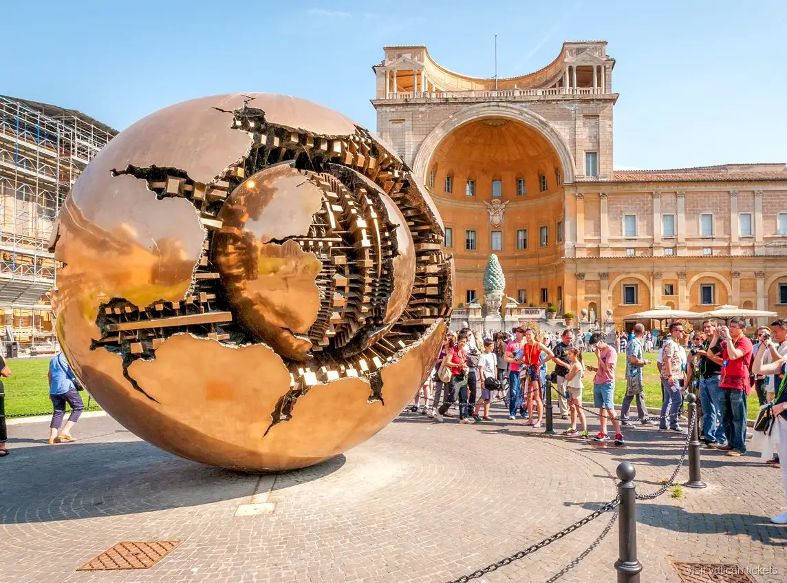 Galería de los Museos Vaticanos incluida en la entrada