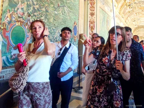 Greco-Roman sculpture hall on the Vatican Museums tickets tour