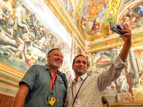Musée Pio-Clementino lors de la visite en soirée des Musées du Vatican